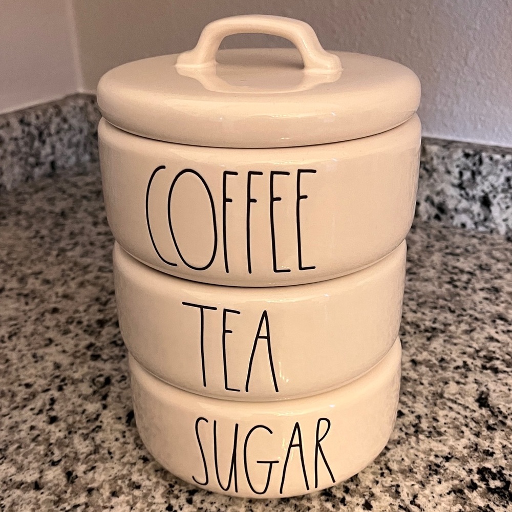 Rae Dunn COFFEE TEA SUGAR Canister